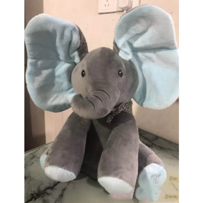 Interactive Peek-A-Boo Elephant Plush Toy