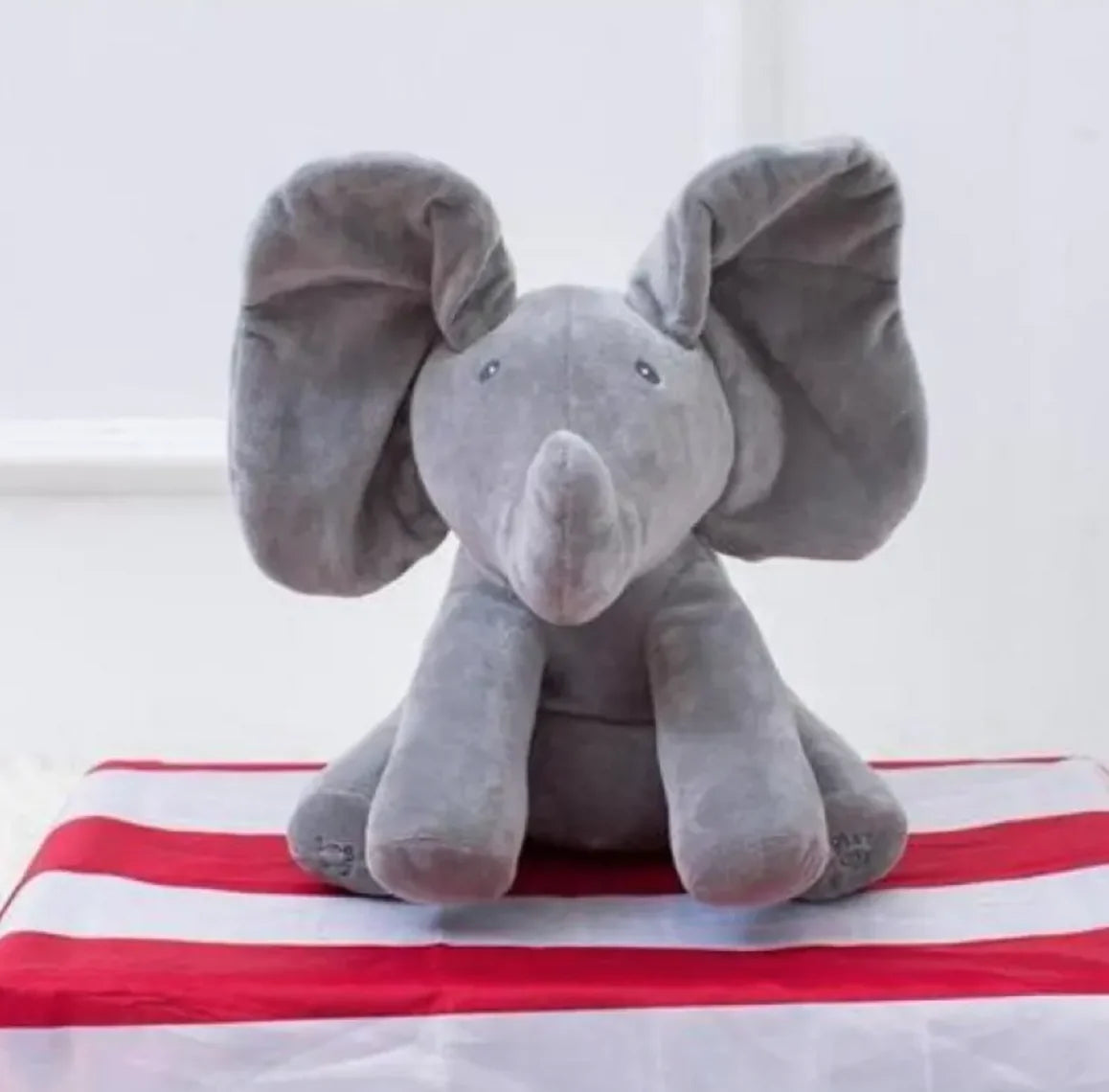 Interactive Peek-A-Boo Elephant Plush Toy