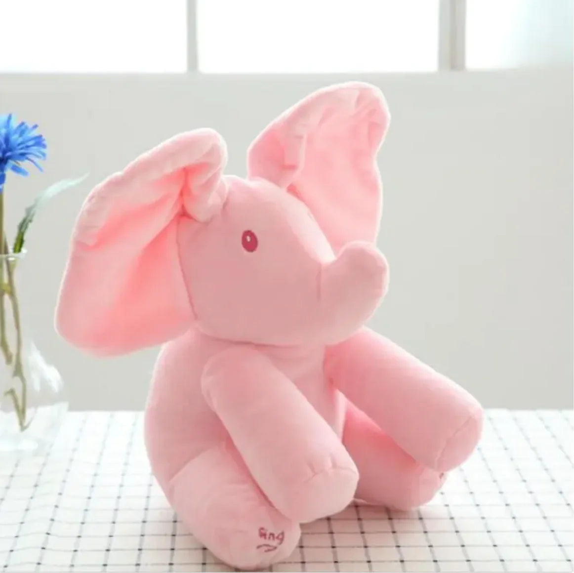 Interactive Peek-A-Boo Elephant Plush Toy