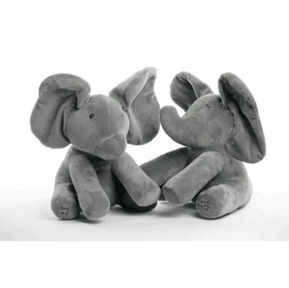 Interactive Peek-A-Boo Elephant Plush Toy